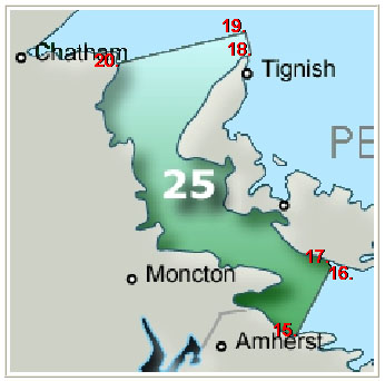 Pêche au homard - Zone 25. Voir les détails ci-dessous